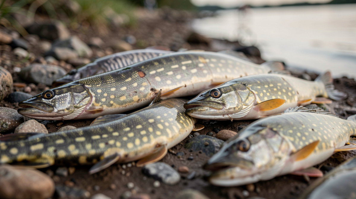 catfish, pike and perch